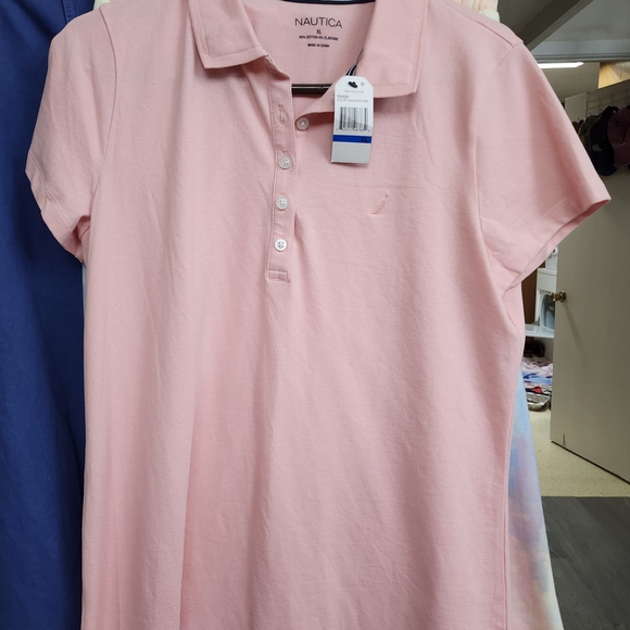 Nautica Light Pink Polo Dress - Picture 1 of 6